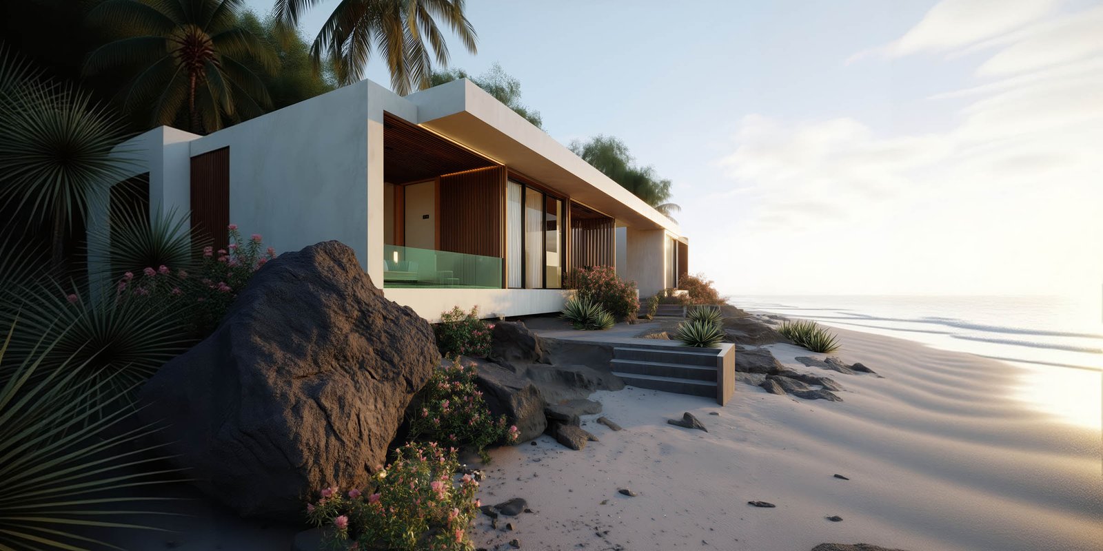 Modern Beachfront House